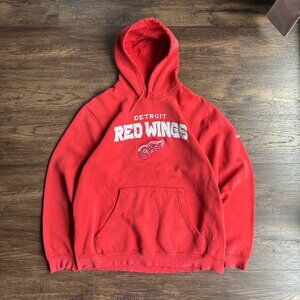 Detroit Red Wings Hoodie Red Reebok No Tag